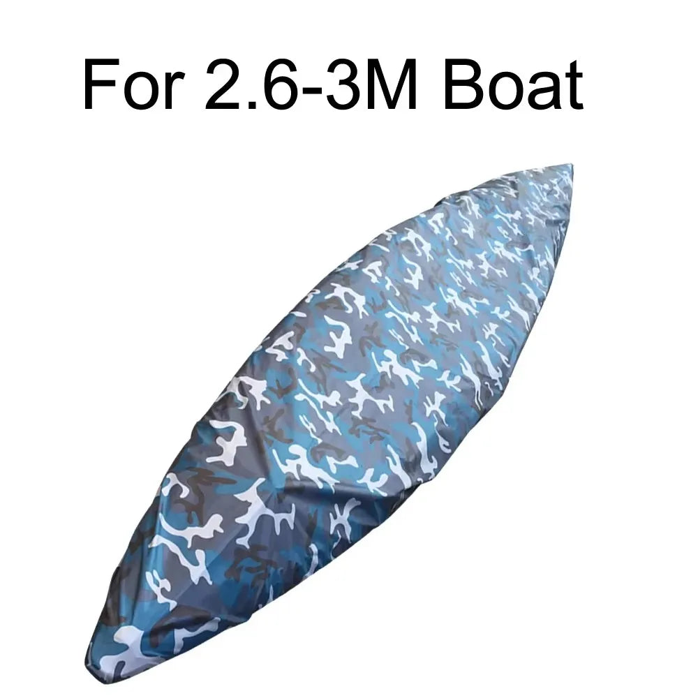 Anti-UV Waterproof Kayak Boat Canoe Storage Transport Dust Cover for Fishing Inflatable Boat Replacement Oasis Select For 2.6m-3m Boat
