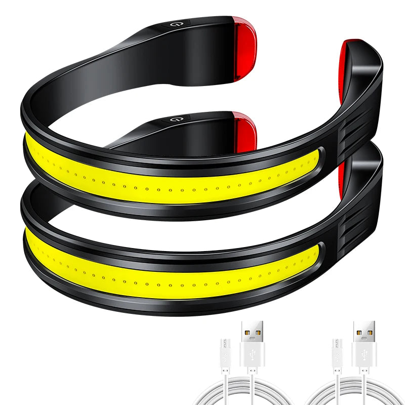 POCKETMAN COB LED Headlamp – USB Rechargeable & Waterproof