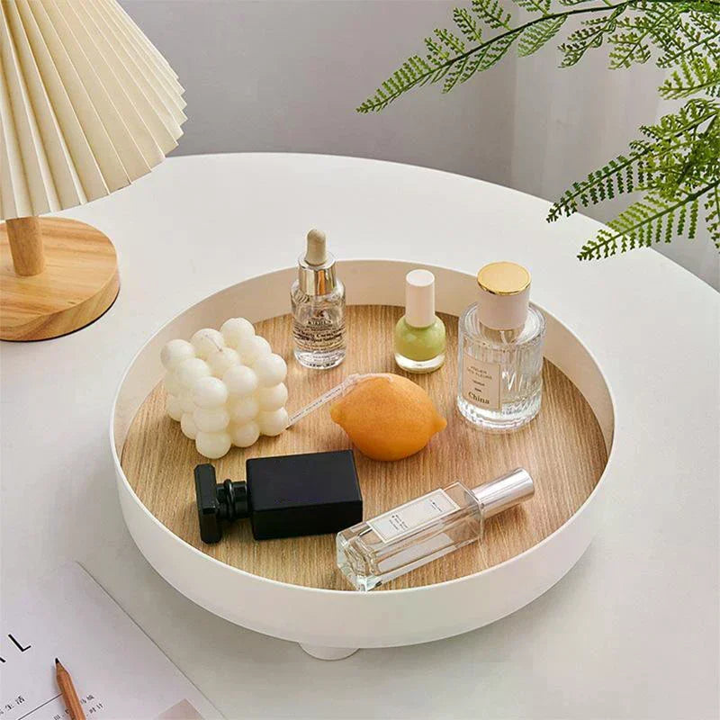 Living Room Coffee Table Aromatherapy Ornaments Tabletop Storage Tray Round Tray Oasis Select
