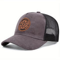 Summer Mesh Baseball Cap Women Men ENJOY LIFE Letter Patch Snapback Hat Casual Breathable Unisex Street Hip Hop Trucker Caps Oasis Select Gray