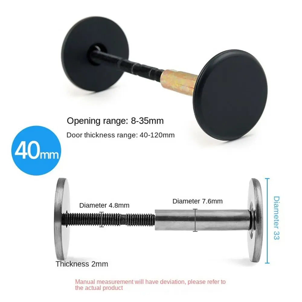 New Galvanized Door Hole Blocker Anti Theft Safety Cat Eye Blocker Multifunctional Decorative Cover Lock Hole Patching Tool Door Oasis Select Style 4