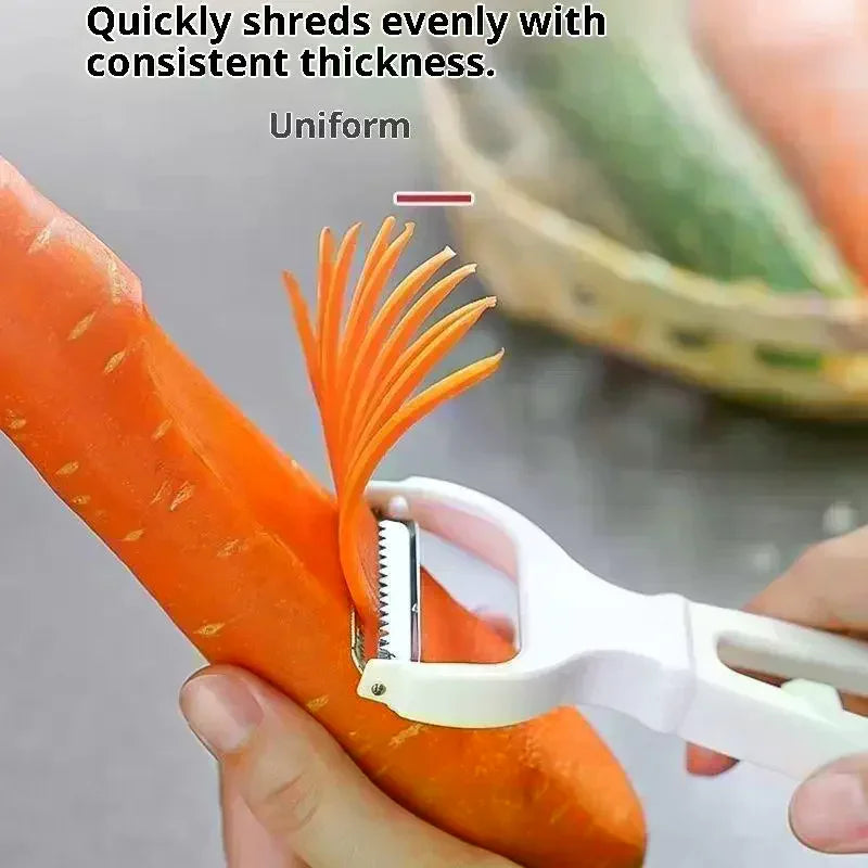 Stainless Steel Manual Vegetable Grater Carrot Potato Julienne Peeler Slicer Fruit Cutter Home Kitchen Tool Oasis Select