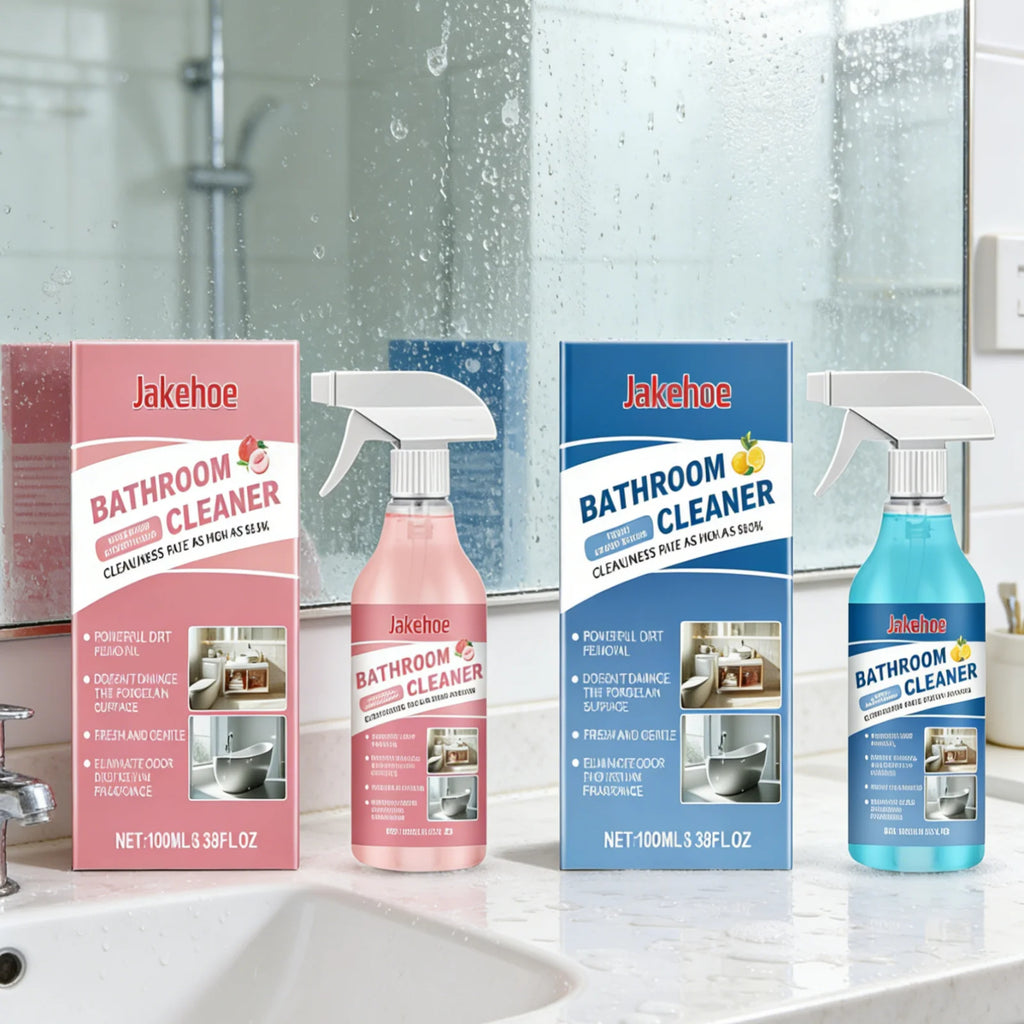 Jakehoe Bathroom Cleaner Spray Powerful Dirt Removal Rich Foam Cleaner Eliminate Odor Mild Formula Bathroom Stain Remover 100ml Oasis Select