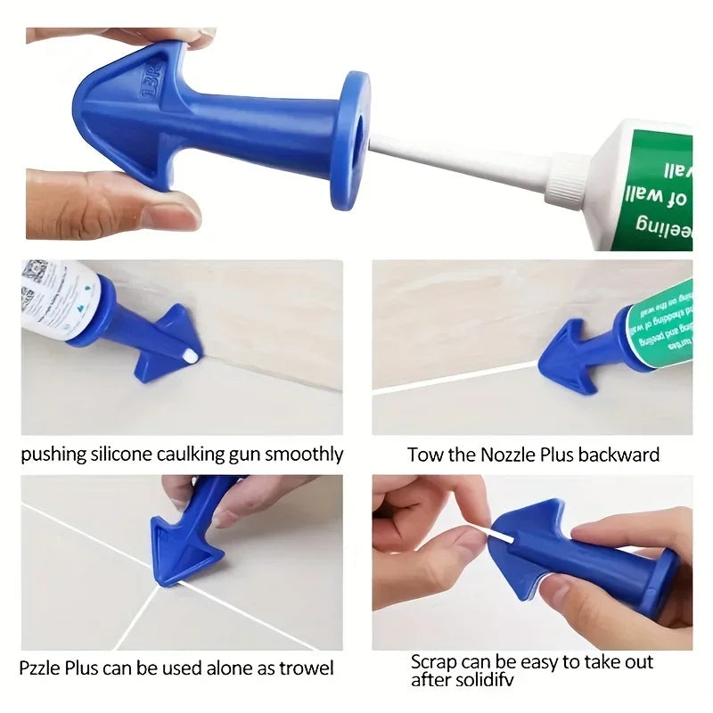Versatile 15pcs Silicone Caulking Set: Professional, Precision Tools for Kitchens, Bathrooms - Durable and Easy to Use Oasis Select