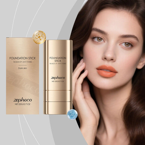 2-in-1 Foundation Stick for Uneven Skin Tone Lightweight and Adherent Moisturizing Natural Concealer Clear Matte Foundation Oasis Select