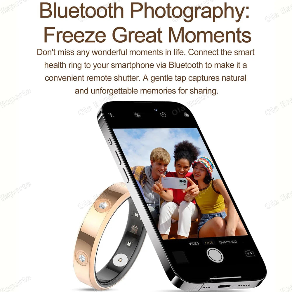 Smart Ring – Heart Rate, SpO2 & Sleep Monitor | 5ATM