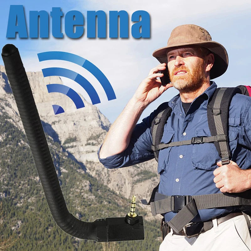 6dBi Cell Phone Signal Booster Antenna Portable Phone Signal Enhancement Portable Antenna 3.5mm Jack Signal Amplifier Phone Tool Oasis Select