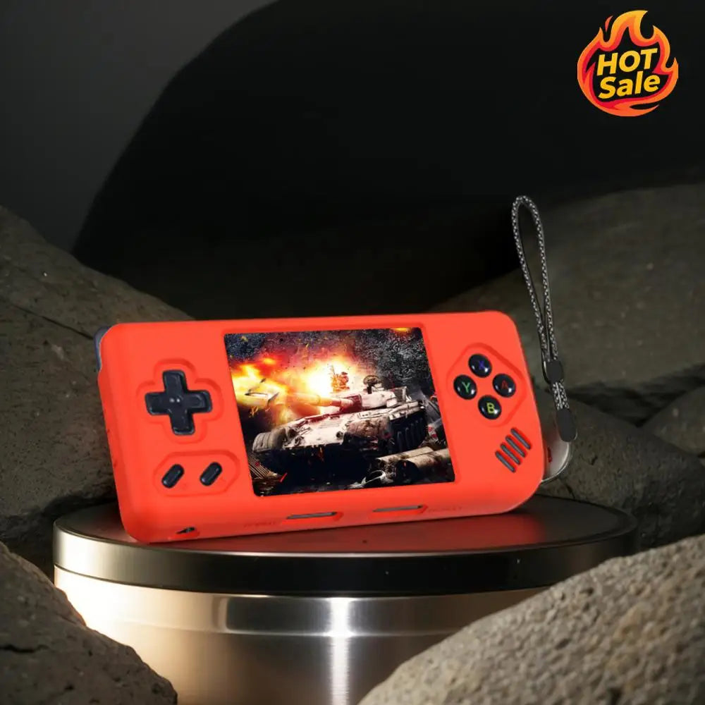 Silicone Protective Case Anti-Scratch Protective Cover Protective Sleeve Skin for ANBERNIC RG28XX 2.83inch Handheld Game Console Oasis Select