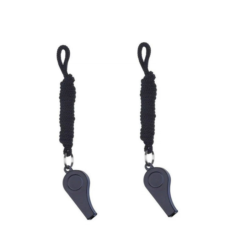 High Quality Black Whistle Referee Game Halter Whistle Outdoor Travel Hiking Whistle Suitable for Basketball Volleyball Games Oasis Select