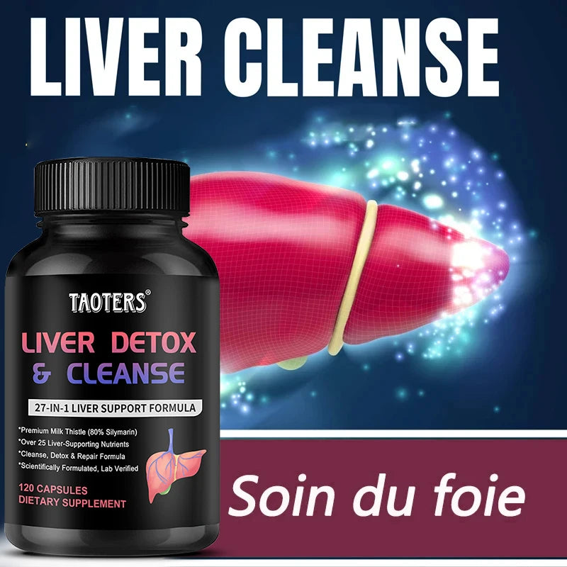 27-in-1 Liver Cleanse Capsules | Milk Thistle & Artichoke
