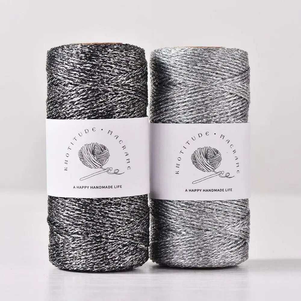 1mm Metallic Yarn Knitting Crochet DIY Handmade Hand-woven Wire 100M Multicolor Gift Wrapping Rope Sewing Accessories Oasis Select