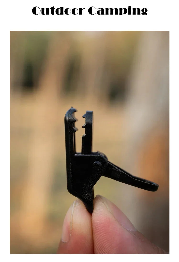 10/20/50 PCS Heavy-Duty Tarp Clips – Windproof No-Puncture Grips for Tarps, Canopies & Tent Skirts, Reinforced for High Wind Oasis Select