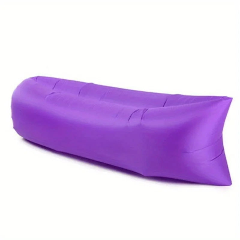 Super comfortable inflatable reclining sofa bed, with soft and fluffy air cushions, suitable for camping and on the beach Oasis Select Purple