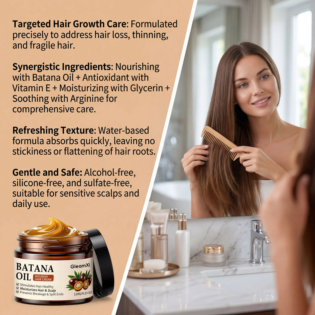 Gleamxi Batana Oil Hair Conditioner – Repair & Hair Growth Hair Conditioner Oasis Select