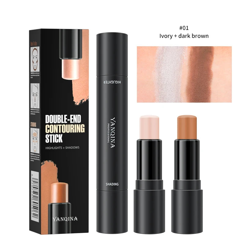 YANQINA 2-in-1 Contour & Highlight Stick | V-Face Sculpting