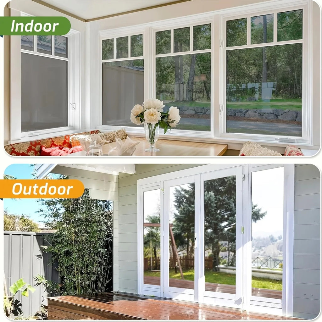 Self-Adhesive Sun Protection Mirror Film Indoor Window Protection Film Heat Insulation Sunshade Film Office And Home Window Film Oasis Select