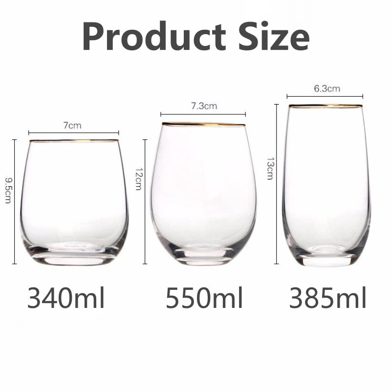 2pcs Whiskey Glass Clear Whiskey Bar Cocktail Glasses Drinking Glasses Scotch Liquor Barware Beer Milk Shake Juice Latte Cup Oasis Select