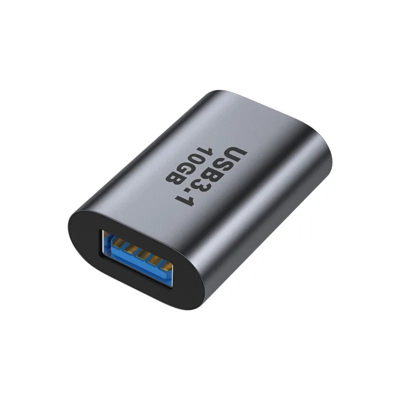 USB C to USB 3.1 Adapter OTG 10Gbps Fast Data Transfer Type-C 3A Charging Converter Adapter for Laptop PC Charger Power Bank Oasis Select