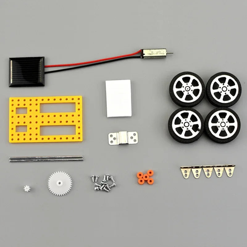 Solar Car Toy for Kids STEM Solar Kit DIY Assembled Energy Powered Car - Eco Friendly Educational Science Toy Gift for Children Oasis Select
