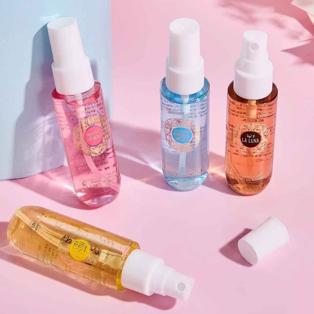 4-Piece Alcohol-Free Women's Body Spray Perfume Gift Set Body Spray Gift Set Oasis Select