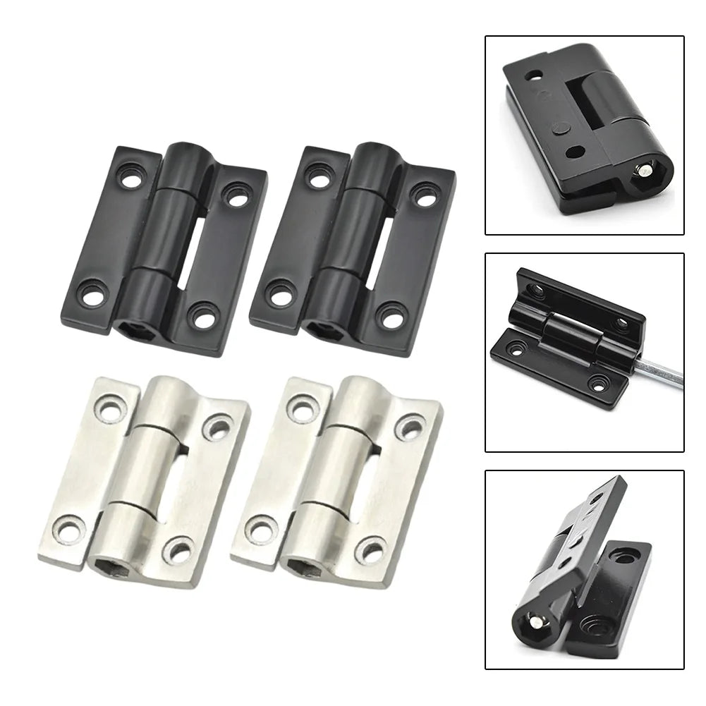 2pcs Door Hinges Cabinet Wooden Box Flat Hinge Adjustable Torque Damping Hinge Shaft Furniture Hardware Accessories Oasis Select
