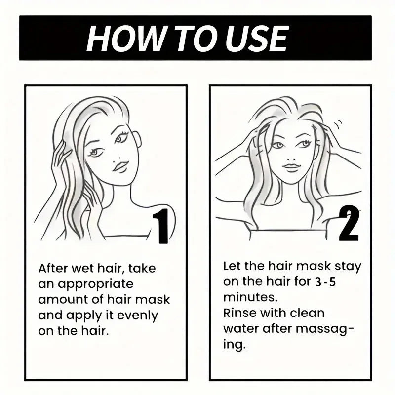 Keratine Magical Hair Mask Protein Straighten Repair Dry Frizzy Damaged Cream Pro Soft Smooth Shiny Deep Moisturizing Care 60g Oasis Select