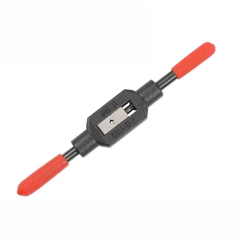 JUSTINLAU M1-M33 Metric Tap Ultra Hard High Carbon Steel Wire Cone Reamer Manual Threading Tool with Adjustable Tap Wrench Handl Oasis Select