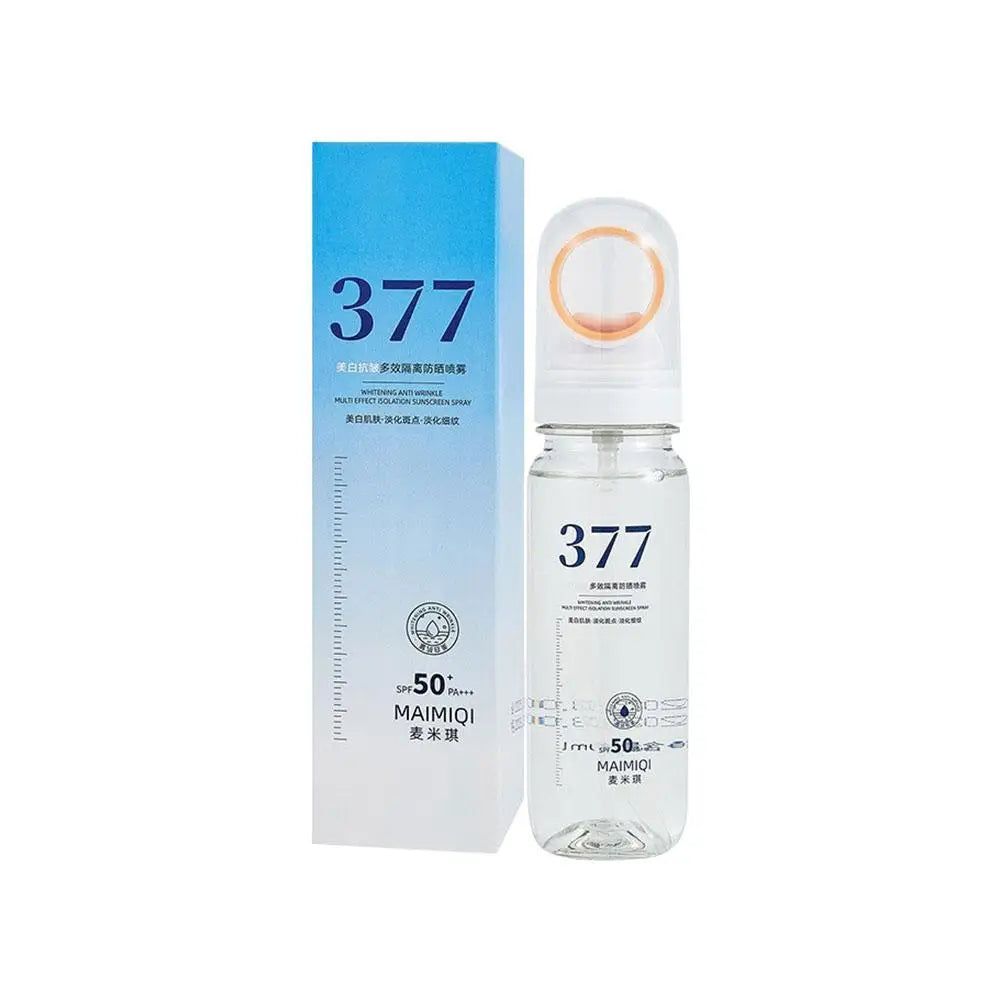 Full Body Care 377 Spray Spf50 Plus Nourish Skin Moisturize Whitening Anti Wrinkle Ideal For Face Neck And Body Sun Protection Oasis Select 1PCS 90G