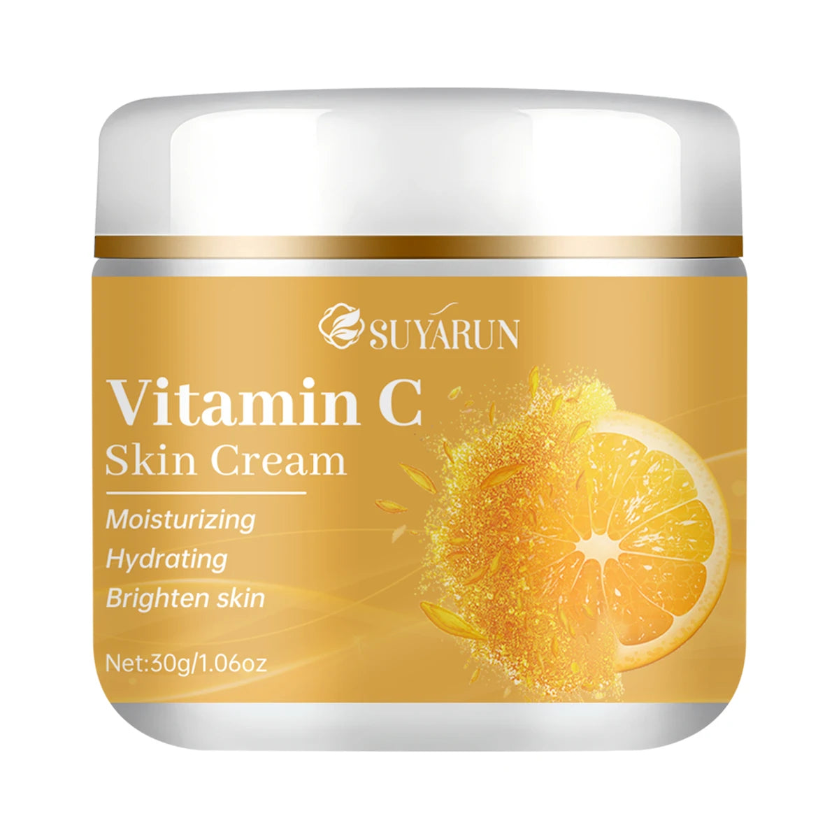 SUYARUN Vitamin C cream, moisturizing and brightening, anti-wrinkle and anti-aging, enhances radiance for all skin types. Oasis Select 30g