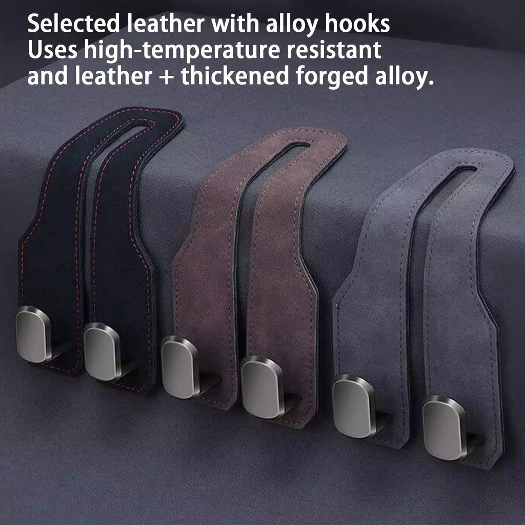 Car Headrest Hooks Multi-functional Car Seat Headrest Hooks Back Seat Organizer for Handbag Grocery Bag Coat Hook Hanger Oasis Select