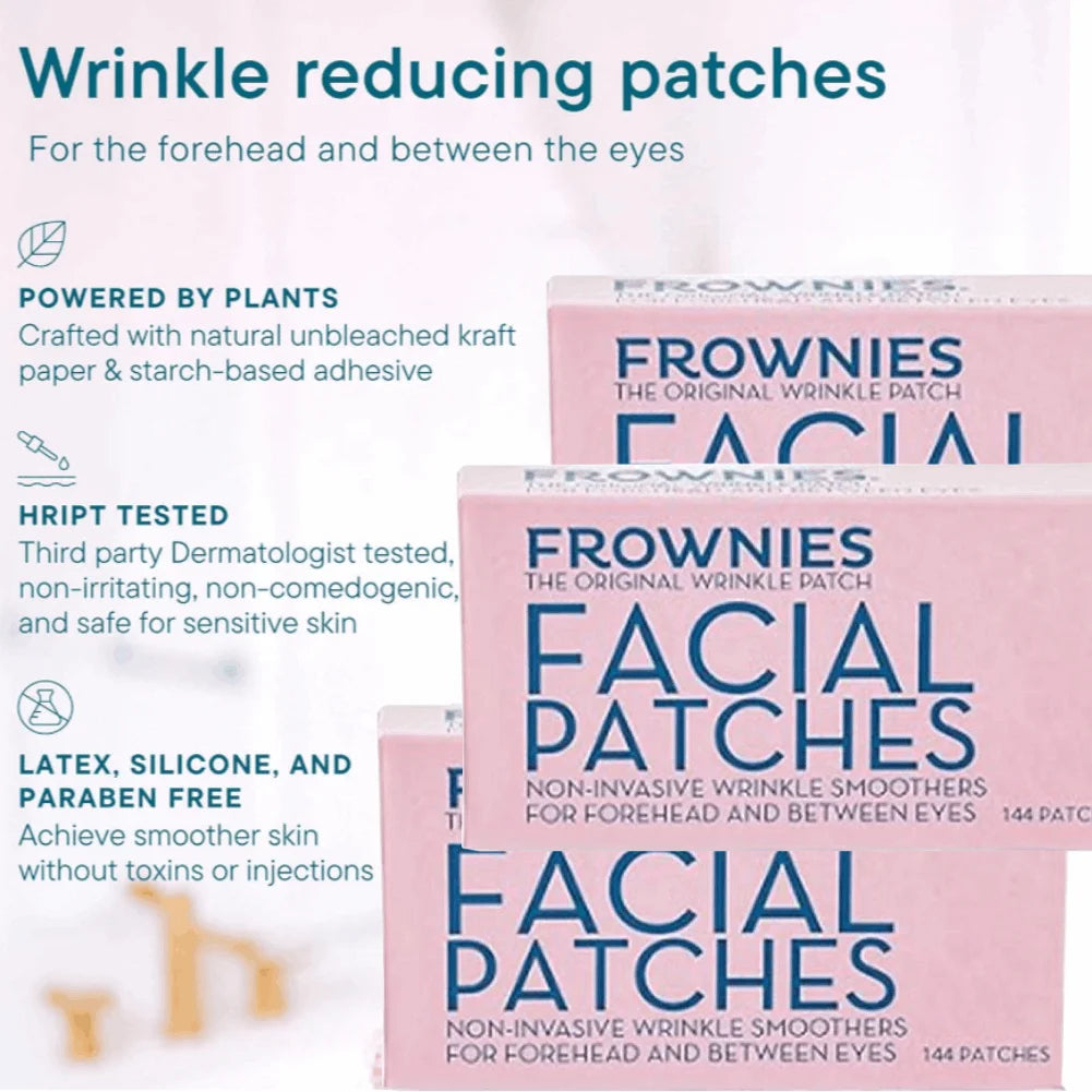 Anti-Wrinkle Forehead Patches – Lift & Firm Skin 144pcs Anti-Wrinkle Patches Oasis Select