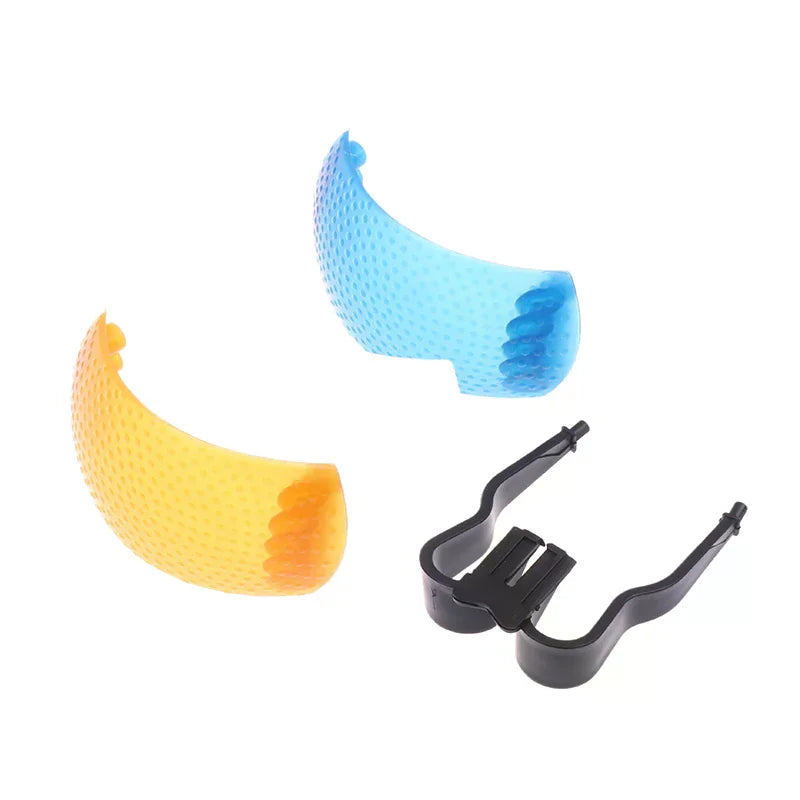 DSLR Flash Diffuser Cover – 3 Colors | Pop-Up Flash Softener