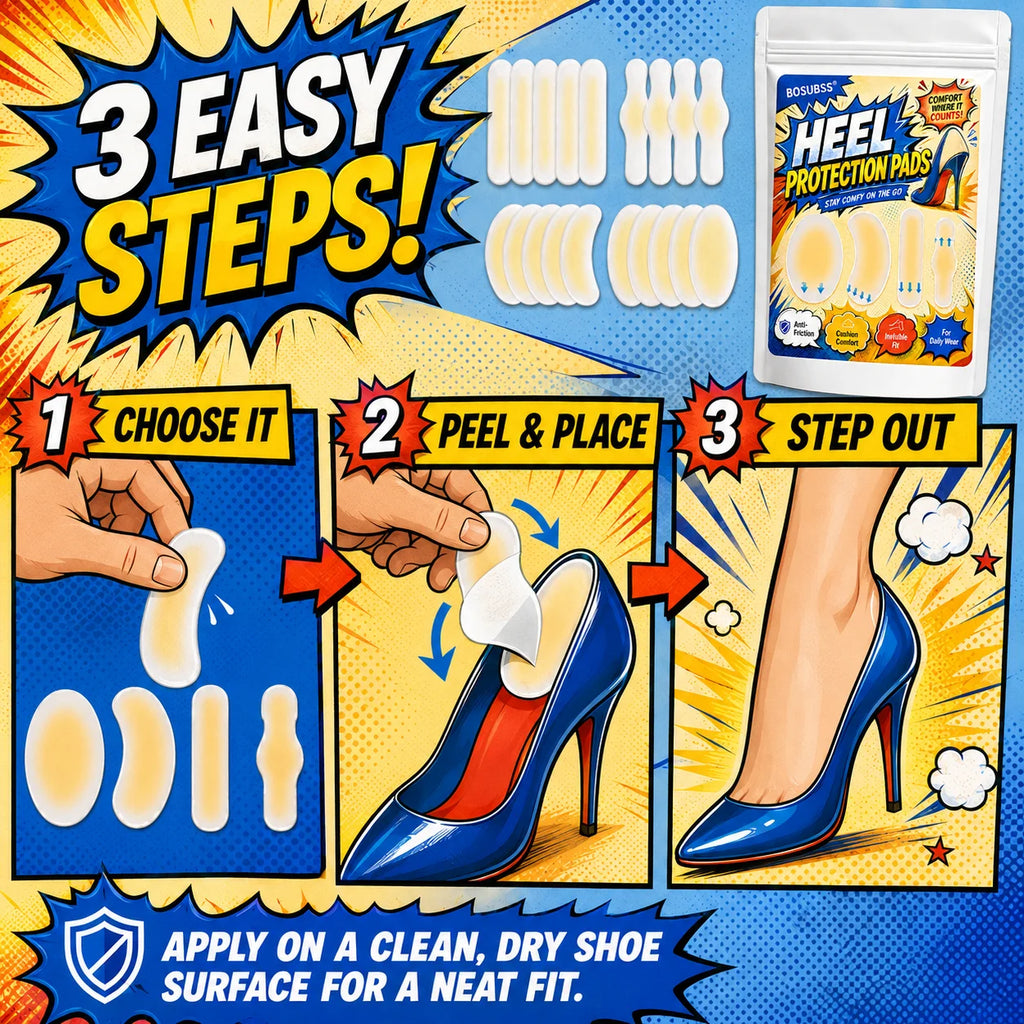Soft Heel Protection Pads — Stop the Rub, Walk in All-Day Comfort 4/8pcs. Oasis Select