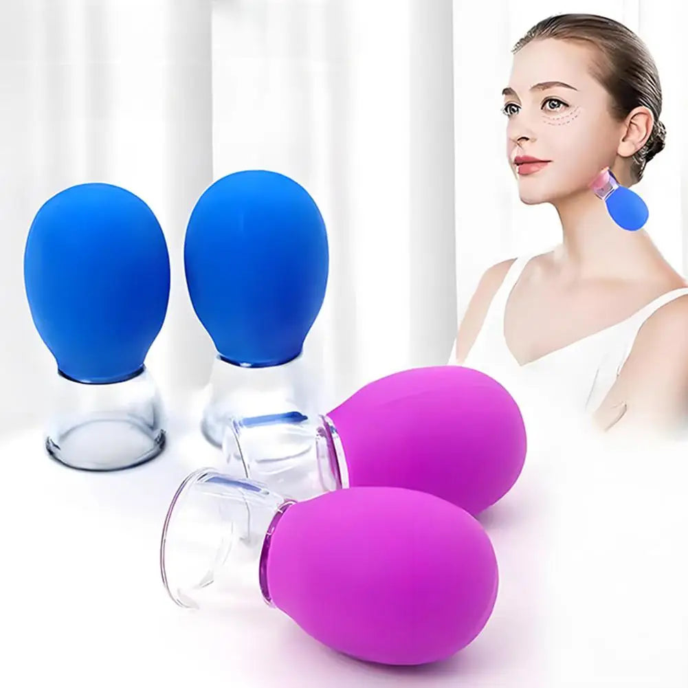 Silicone Facial Cupping Device – Vacuum Anti-Aging Massager