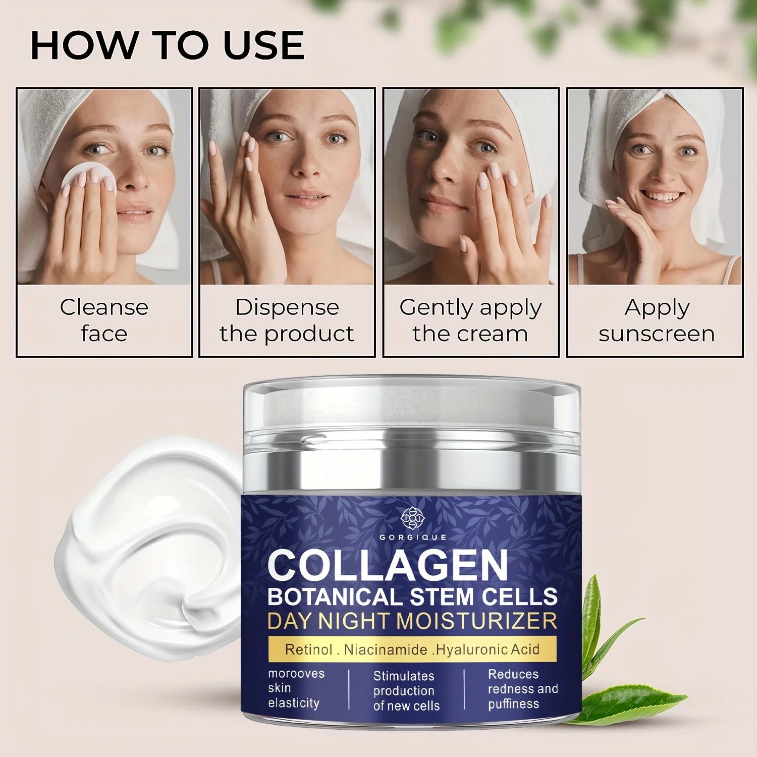Collagen Face Cream | Retinol, Niacinamide & Hyaluronic Acid Collagen Face Cream Oasis Select