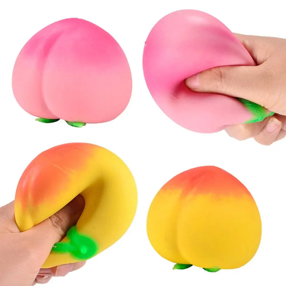 Pink Peach Slow Rising Squishy Stress Relief Toy | Squeeze Squishy Stress Toy Oasis Select