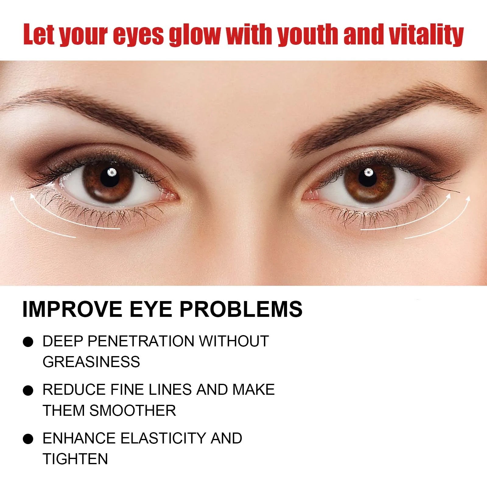 Peptide Eye Cream – Dark Circles, Bags & Firming | Jaysuing Anti-Aging Eye Cream Oasis Select