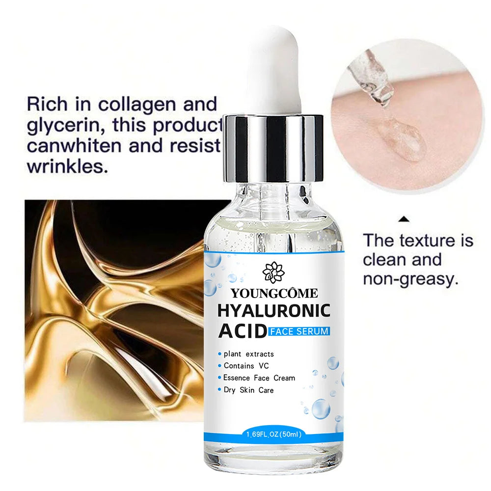 YOUNGCOME Hyaluronic Acid Facial Serum – Moisturizing Essence Facial Serum Oasis Select
