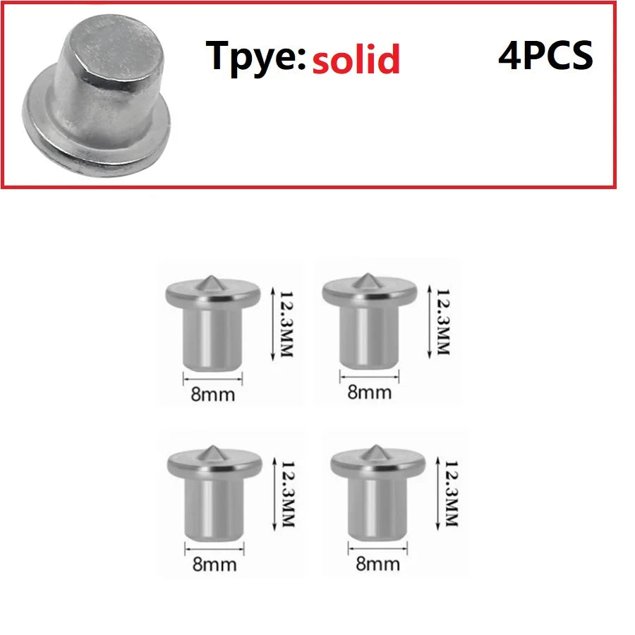 4pcs Dowel Centre Point Pin Set Wood Timber Marker Hole Tenon Center Set 6/8/10/12mm Hand Tool Parts Oasis Select solid 8mm