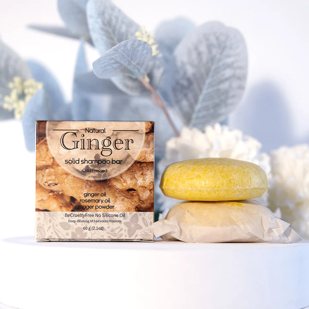 Westtree Ginger Shampoo Bar – Natural Handmade Hair Cleansing Soap