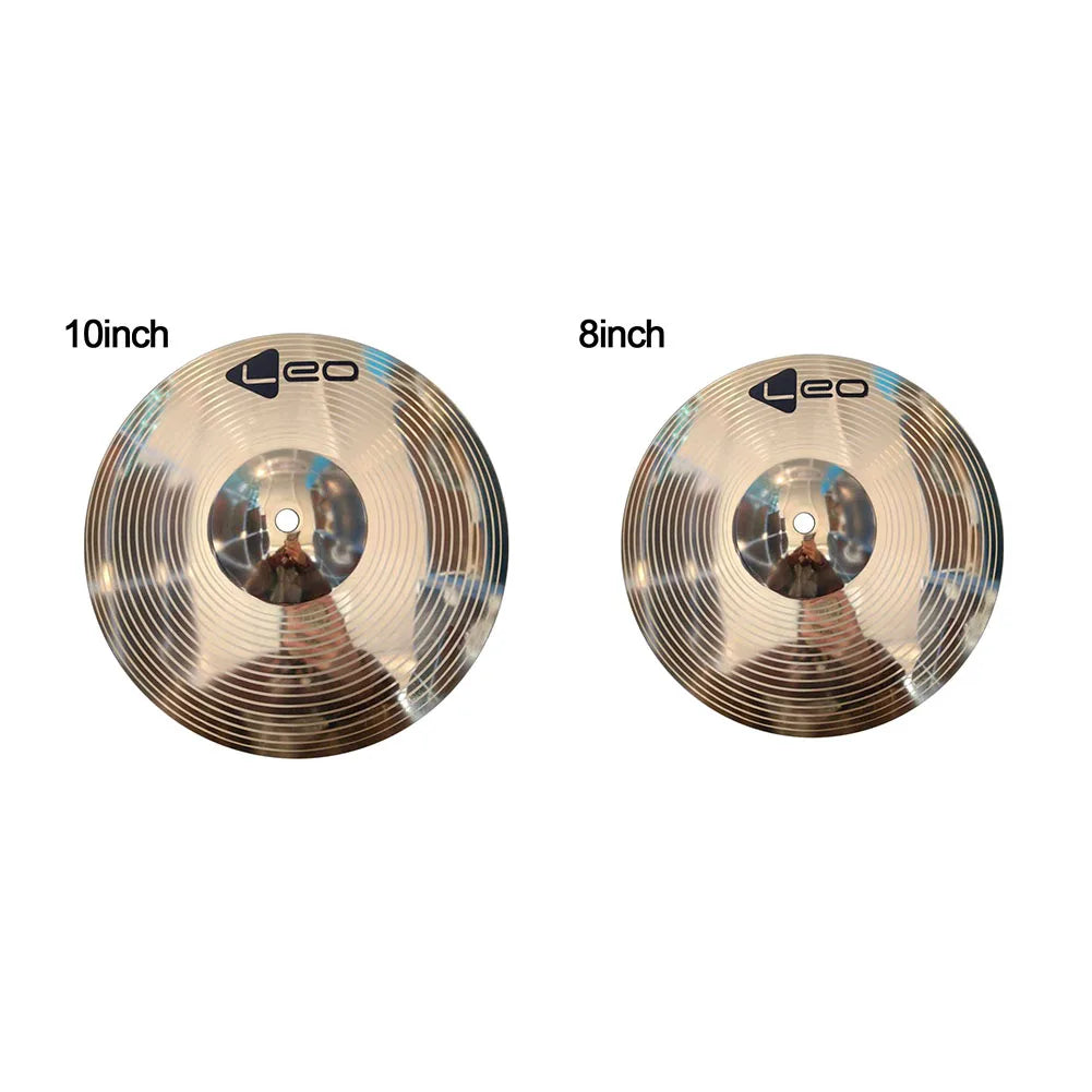 8/10Inch Drum Brass Cymbals Percussion Splash Crash Hi-Hat Jazz Drum Cymbal For Musical Instrument Part Drums Cymbal Oasis Select