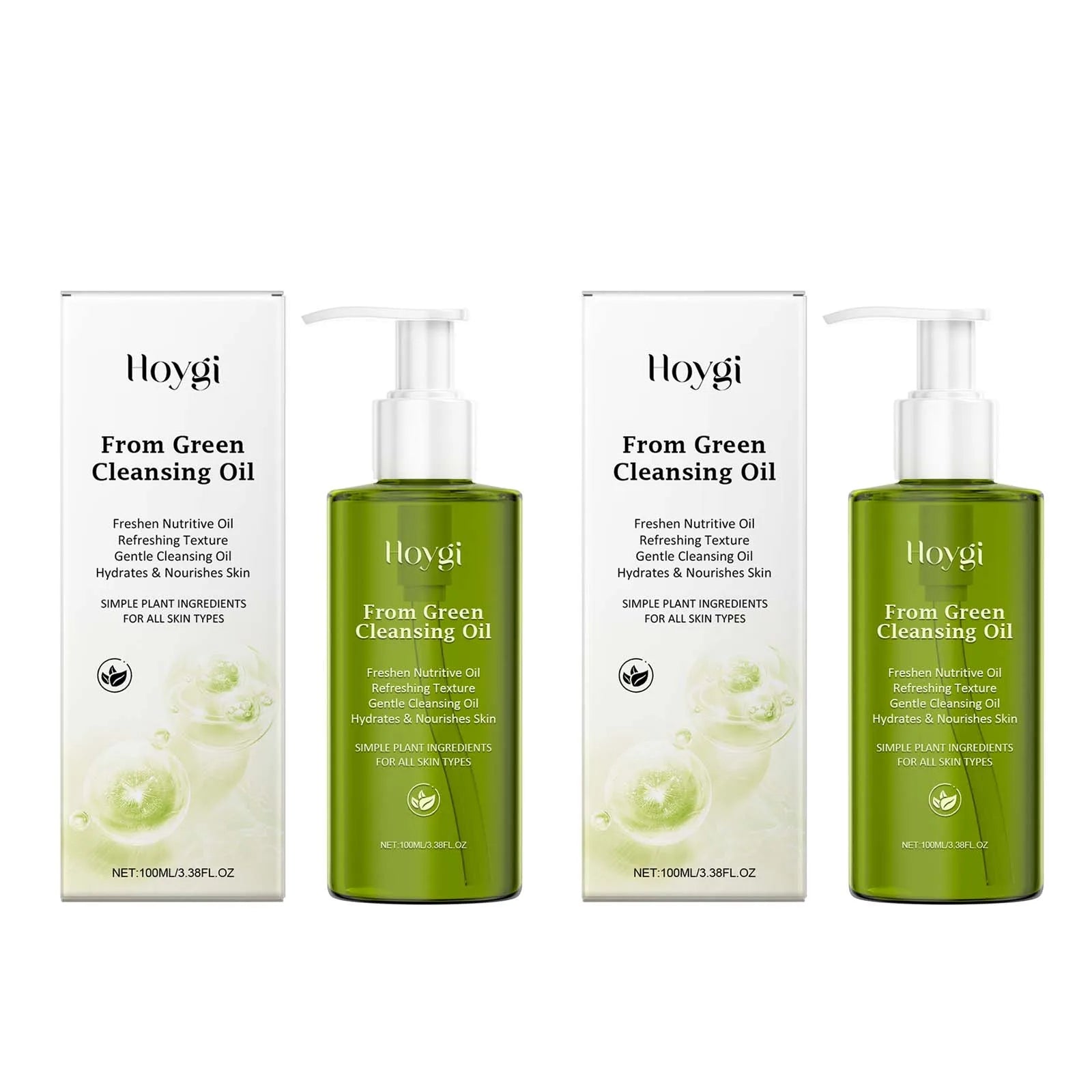 Gentle Makeup Remover Oil Deep Cleansing Pore Dirt Remove Blackhead Refreshing Cleansing Oil Exfoliator Facial Cleansing Makeup Oasis Select 2Pcs 100ml Boxed