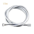 1.5/2.0M PVC Silicone Shower Head Hose Flexible Pipe Tube High Pressure Water Powerful Multilayer Plumbing Bathroom Accessories Oasis Select 1.5M