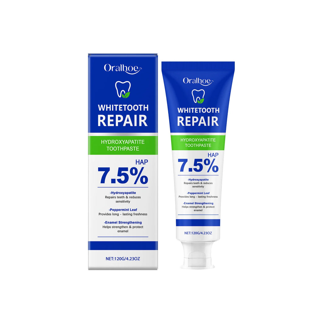 Repair Hydroxyapatite Toothpaste Remove Bad Breath Plaque Stain Deep Cleaning Stains Brightening Teeth Toothpaste Oasis Select 120g boxed