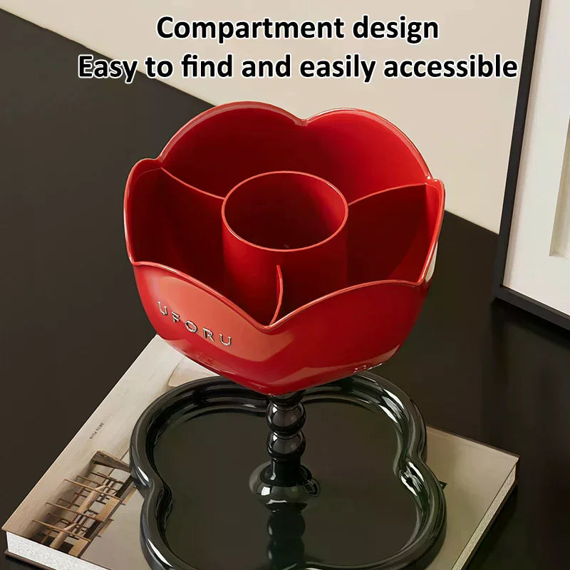 Blossom Inspired Home Decoration Piece, Multi-purpose Desktop Storage, Makeup Organizer, Key Holder & Assorted Tray Oasis Select