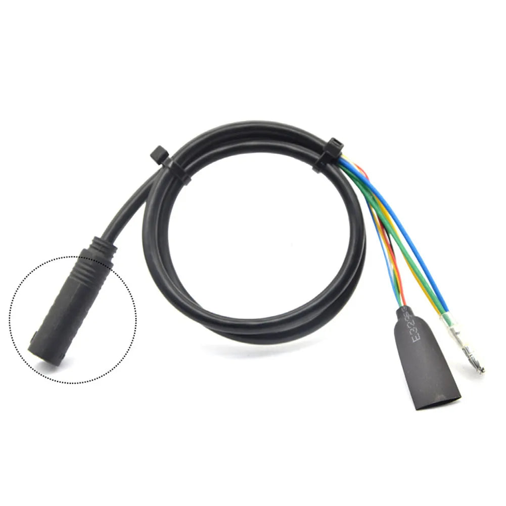 Electric vehicle 9pin motor cable brushless hub motor wire 50cm male female connectors waterproof fit 400W motor Oasis Select female