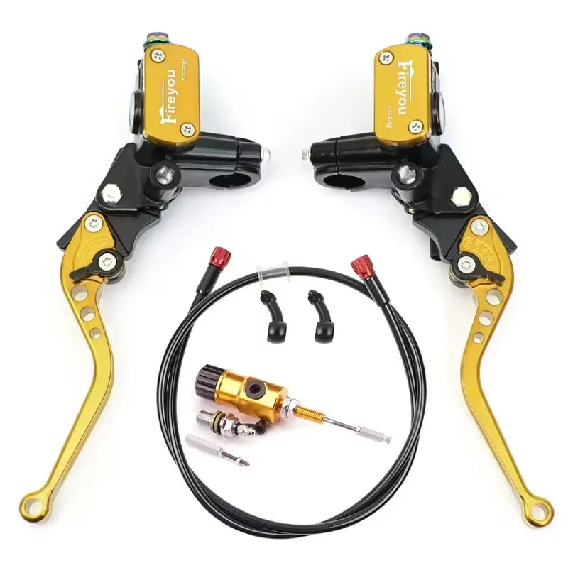 Motorcycle disc brake pump upper pump master cylinder modification accessories are universal Oasis Select Gold