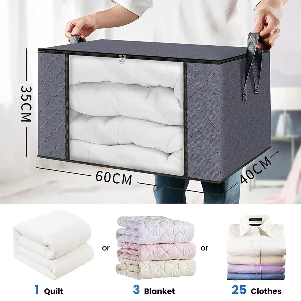 Quilt storage bag, clothing sorting bag, moving and organizing household bedding storage box, supplies Oasis Select