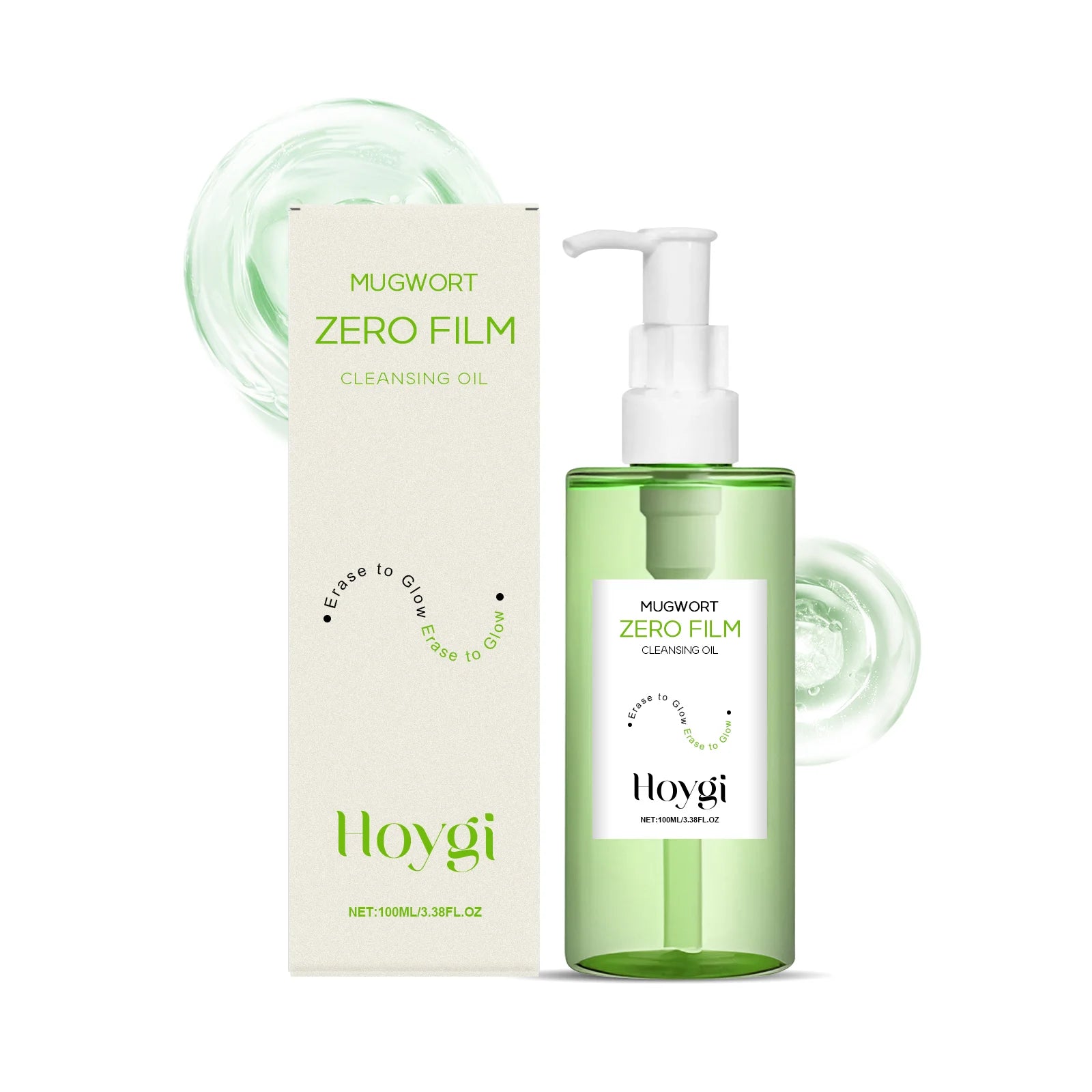 Cleansing Oil Makeup Remover Oil Deep Cleansing Pore Dirt Remove Blackhead Non-greasy Smooth Refreshing Deeply Nourishes Skin Oasis Select Mugwort