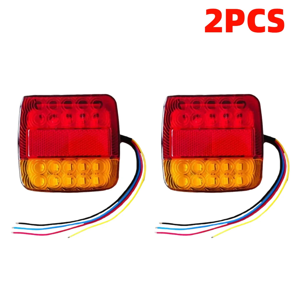 12V 20-LED Waterproof Tail Light for Truck Trailer RV Boat Car
